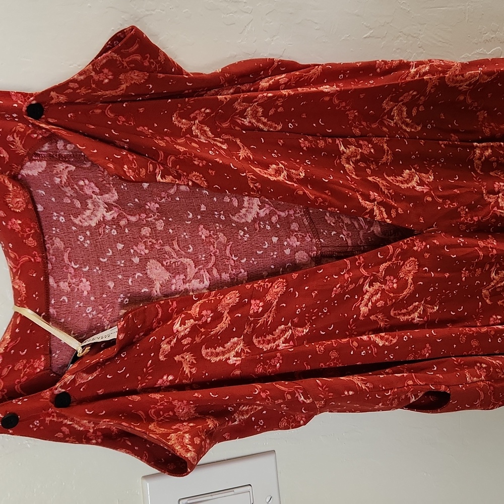 Zara Paisley Sleeveless Jumpsuit, nwt - Picture 12 of 12
